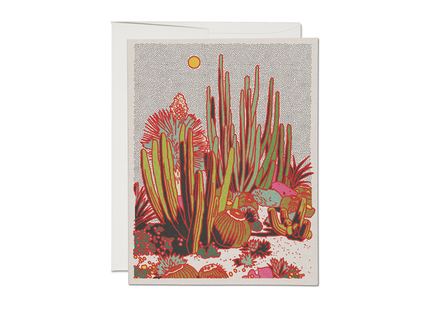 Cactus Scene Card