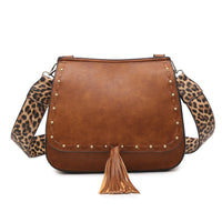 M1970 Bailey Crossbody with Print Contrast Strap BR