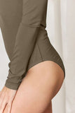 Basic Bae Mock Neck Long Sleeve Bodysuit (Website Exclusive)