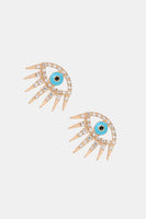 Evil Eye Rhinestone Earrings