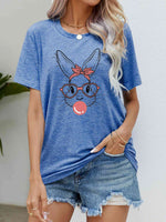 Easter Bunny Graphic Round Neck T-Shirt (Website Only)