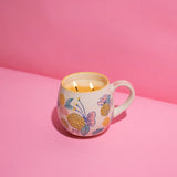 Sweet Grace Candle Floral Mug